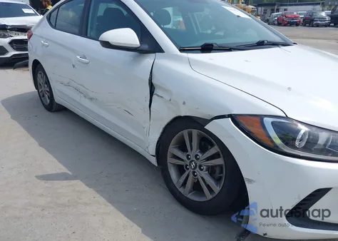 2018 Hyundai Elantra Sel z USA, uszkodzony, nr VIN 5NPD84LF9JH217830